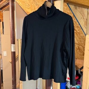 J. Crew Black Knit Turtleneck